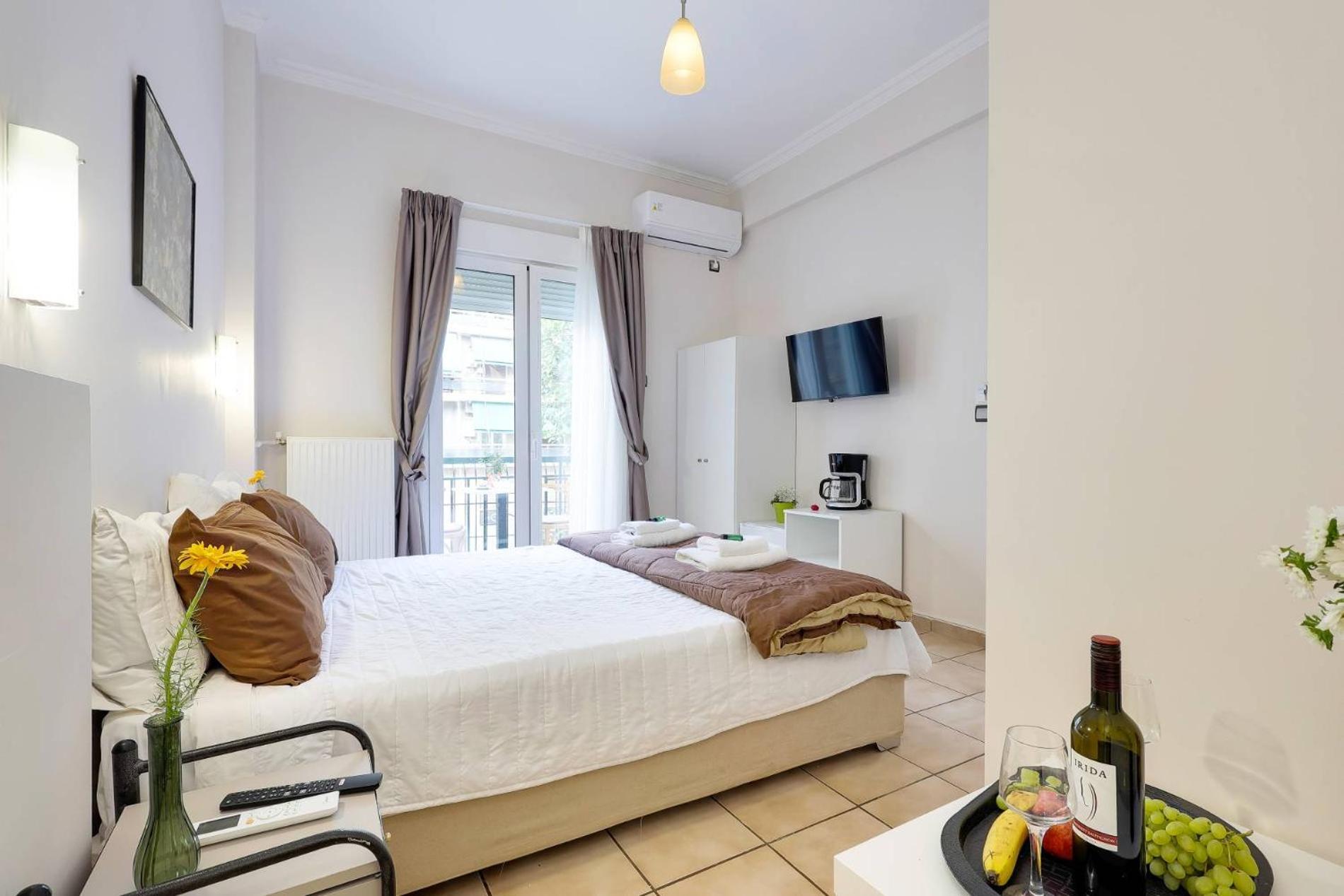 Silver Athens Double Room With Balcony Dış mekan fotoğraf