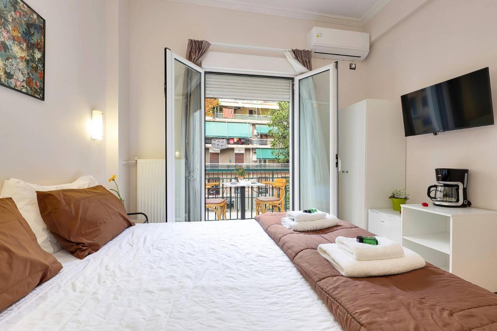 Silver Athens Double Room With Balcony Dış mekan fotoğraf
